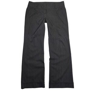 Joe Benbasset Pinstripe Pants Womens 13 Low‎ Rise Y2k Bratz 2000s Office Siren